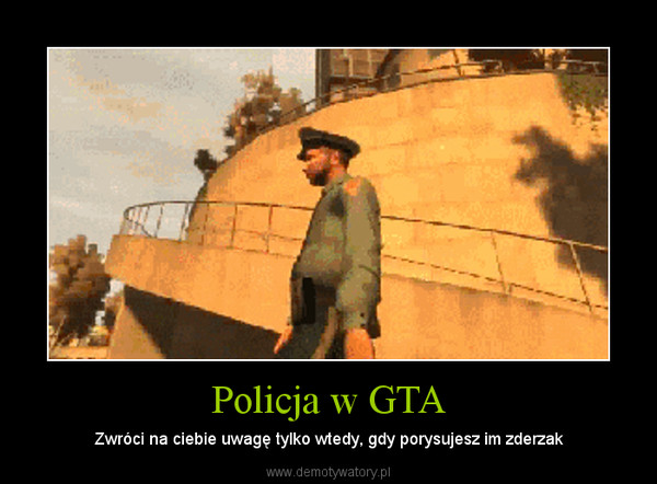 Policja w GTA – Zwróci na ciebie uwagę tylko wtedy, gdy porysujesz im zderzak 