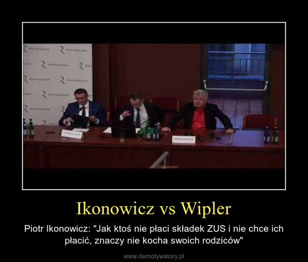 Ikonowicz vs Wipler – Piotr Ikonowicz: "Jak ktoś nie płaci składek ZUS i nie chce ich płacić, znaczy nie kocha swoich rodziców" 