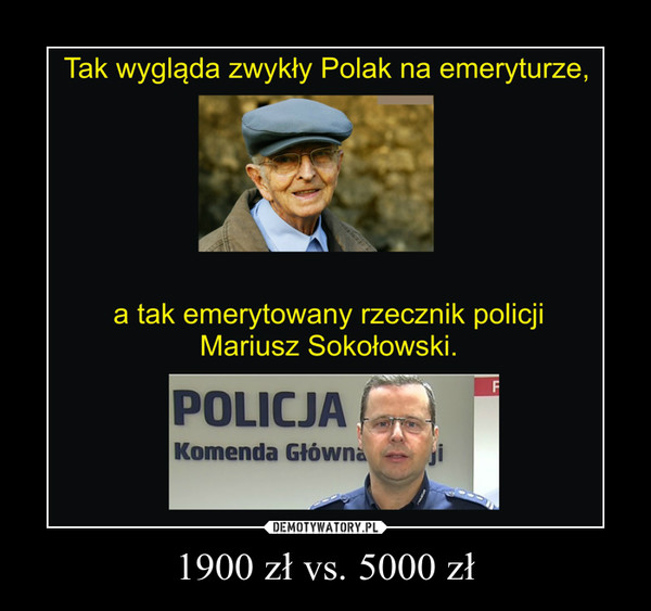 1900 zł vs. 5000 zł –  