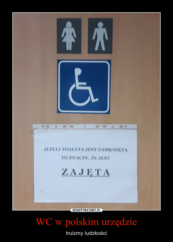 WC w polskim urzędzie