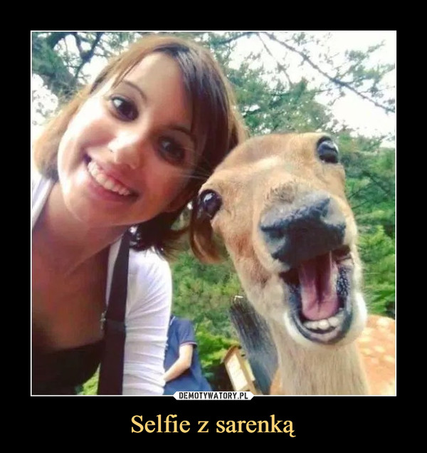 Selfie z sarenką –  