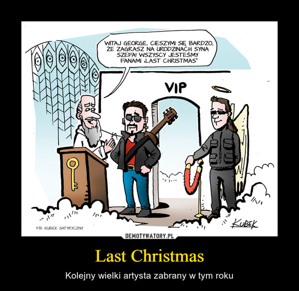 Last Christmas – Kolejny wielki artysta zabrany w tym roku 