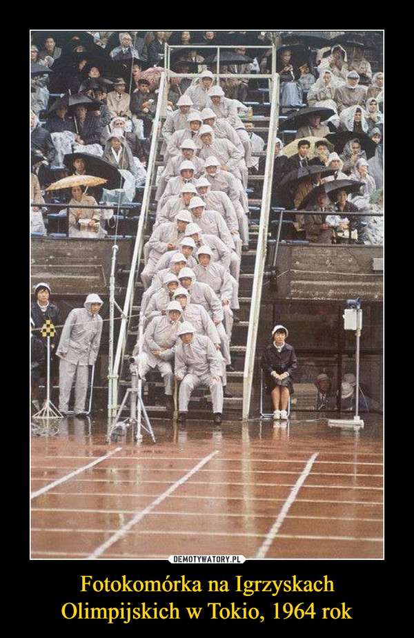 Fotokomórka na Igrzyskach Olimpijskich w Tokio, 1964 rok –  
