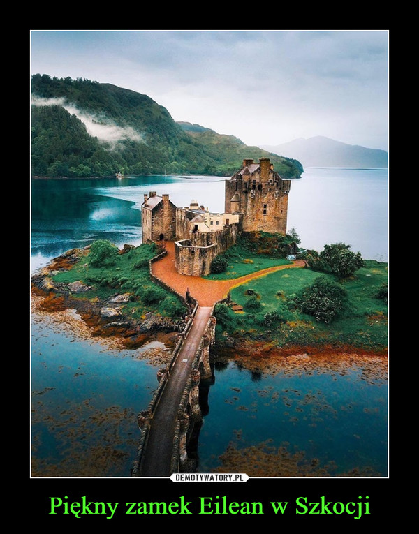 Piękny zamek Eilean w Szkocji –  