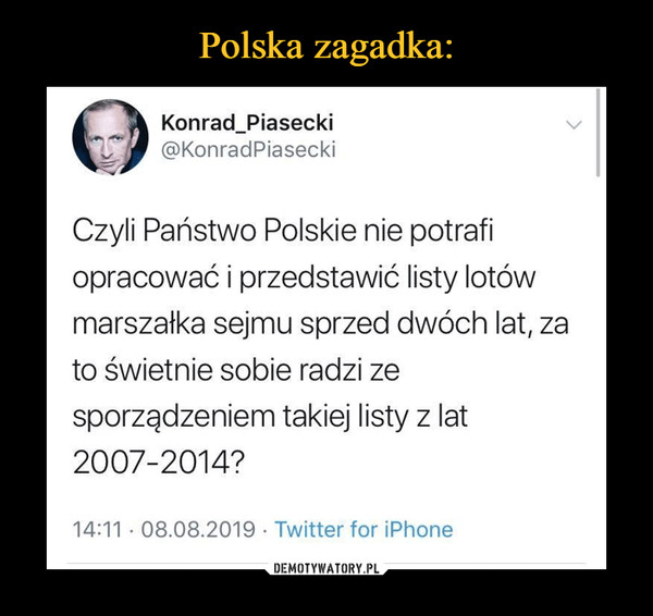 Polska zagadka: