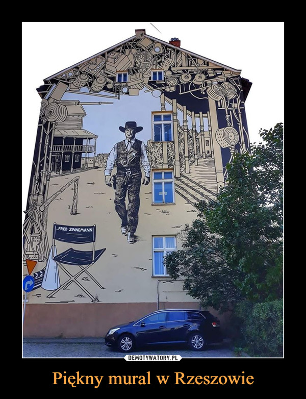 Piękny mural w Rzeszowie –  