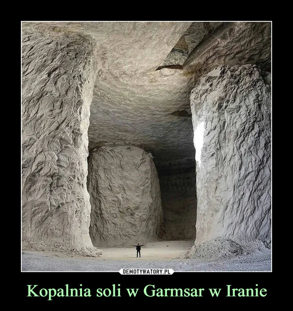Kopalnia soli w Garmsar w Iranie –  