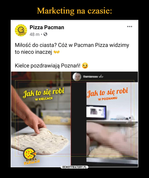  –  Pizza Pacman· Miłość do ciasta? Cóż w Pacman Pizza widzimy to nieco inaczej 