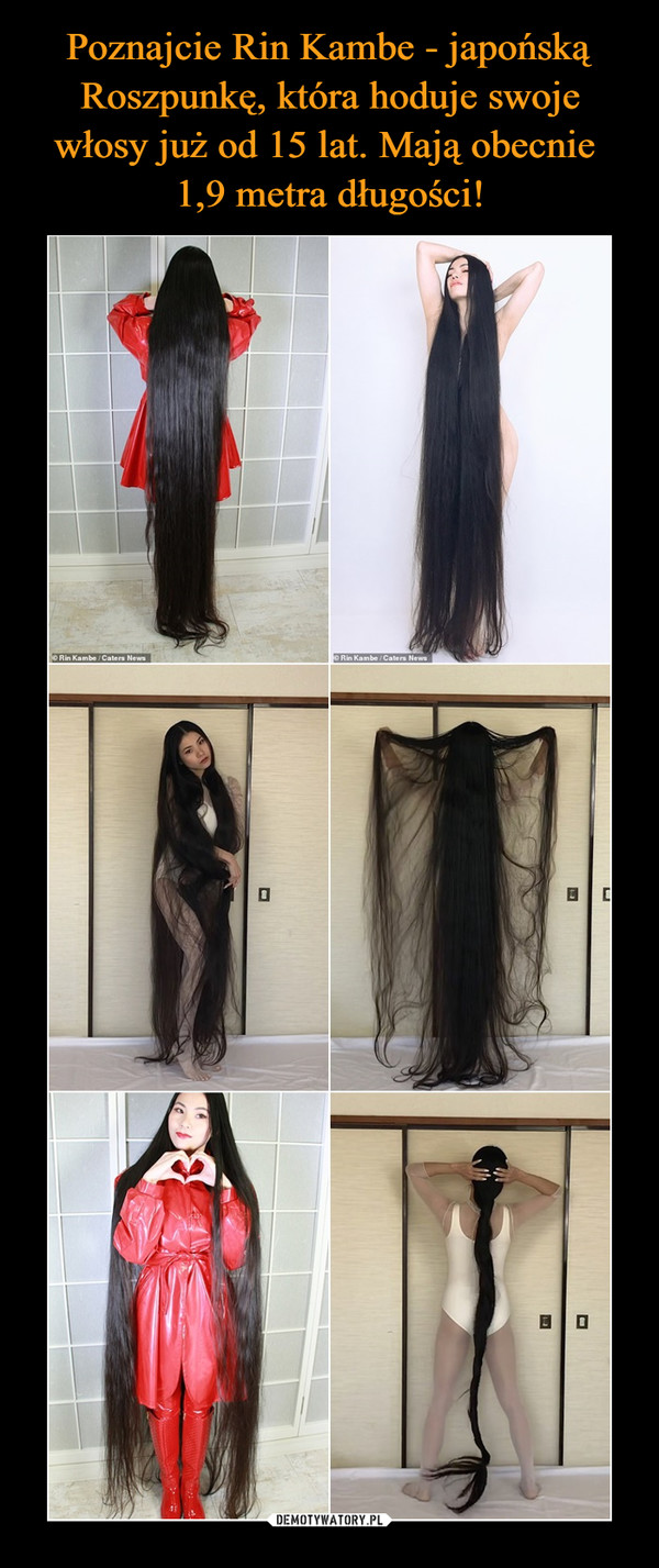 Poznajcie Rin Kambe - japońską Roszpunkę, która hoduje swoje włosy już od 15 lat. Mają obecnie 
1,9 metra długości!