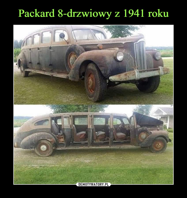 Packard 8-drzwiowy z 1941 roku
