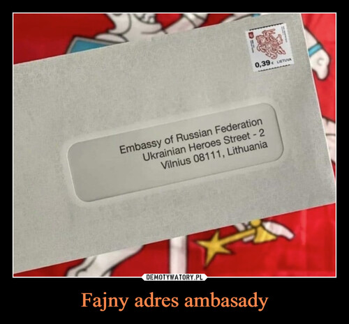 Fajny adres ambasady