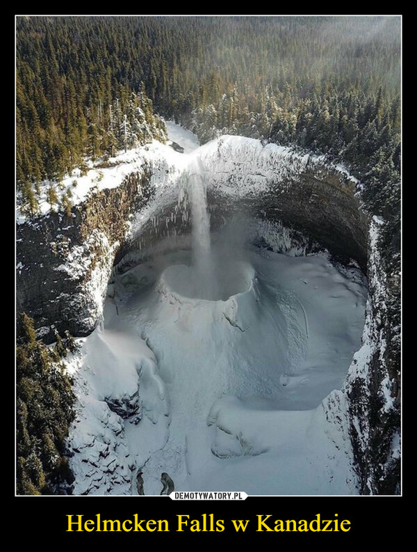 Helmcken Falls w Kanadzie –  