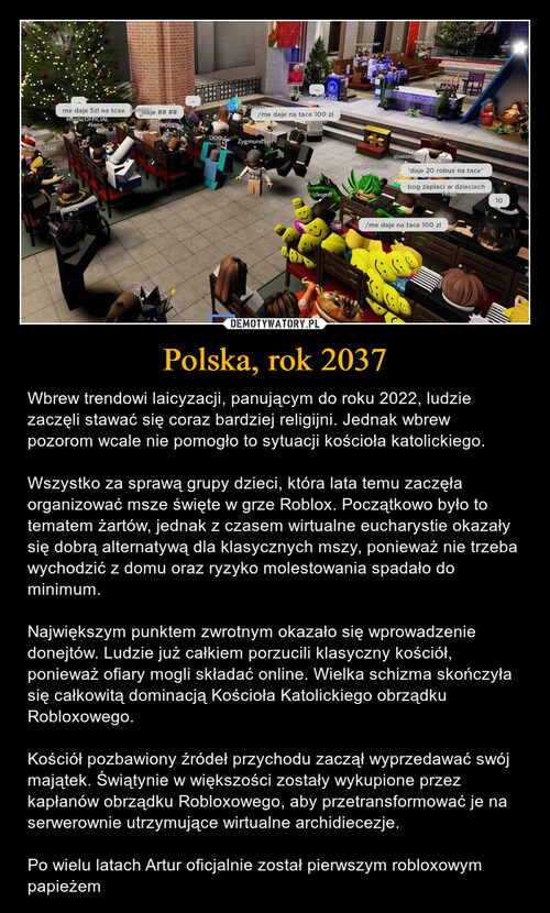 Polska, rok 2037