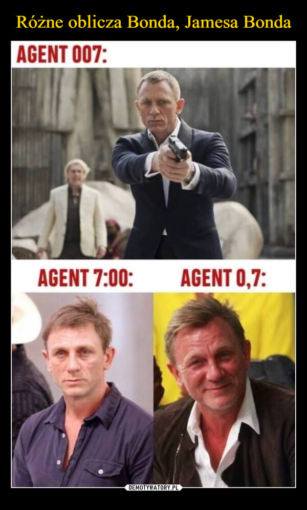 Różne oblicza Bonda, Jamesa Bonda