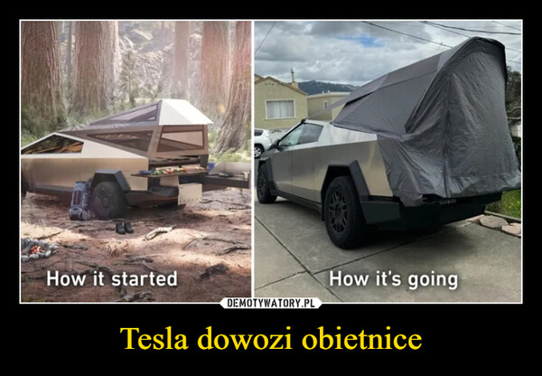 Tesla dowozi obietnice –  How it startedHow it's going