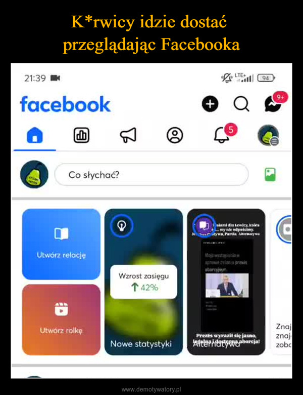  –  21:39facebookdbCo słychać?©+LTE+l94siami dla Lewley, ktmy nie odpuścimytywa, Partia двигунаUtwórz relacjęaborcyjnymWzrost zasięgu↑ 42%9+Utwórz rolkęZnajPrezes wyraził się jasno,znajNowe statystykiAlternaborcjalzoboRyszard SwetruPrzed chwiląOn się nigdy nie zmieniRyszard Petru@RyszardPetru-5 godz.Pragnę poinformować, iż przed chwiląpodpisałem umowę zlecenie na pracę w Wigilięw jednym z warszawskich dyskontów.9093113,2k 299k ISzeregowyMMTciarz @Szeregow....4 godz.....W pizdzie mamy twoj stunt udawania zwykłegoczłowieka przez jeden dzieńO32314115,3kRyszard Petru @Ryszard Petru 19 minPokaż318ill 755